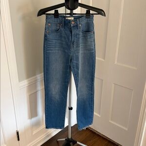Madewell The Perfect Vintage Crop Jeans size 26